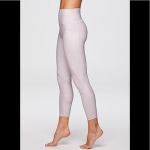 RBX High waist ankle leggings “pink cheetah “